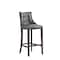Manhattan Comfort Fifth Avenue Faux Leather Barstool in Pebble Grey- Set of 3 3-BS007-PE - alternate 5